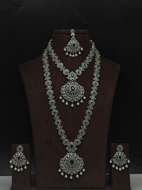 American diamond AD stone combo set