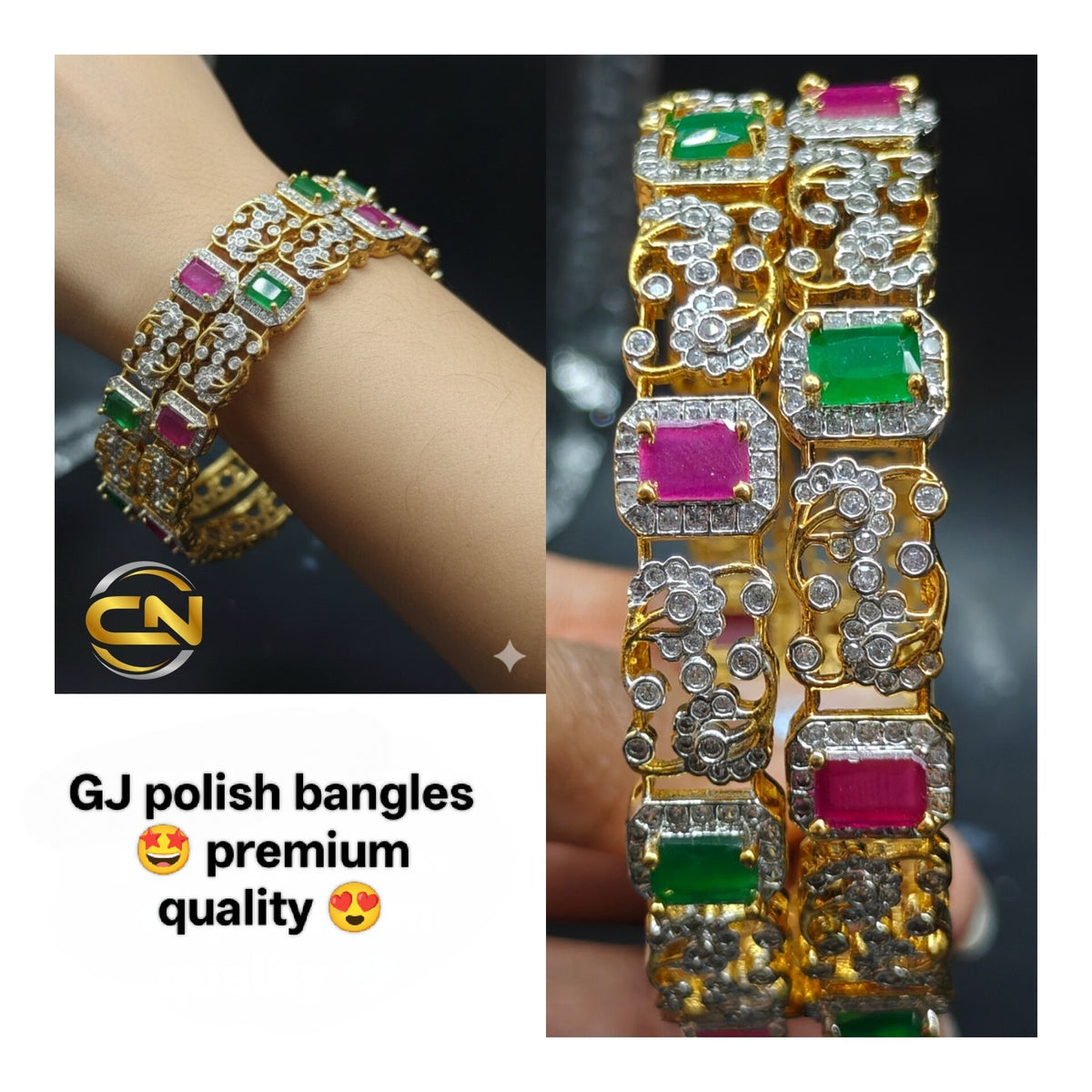 GJ polish bangles 🤩