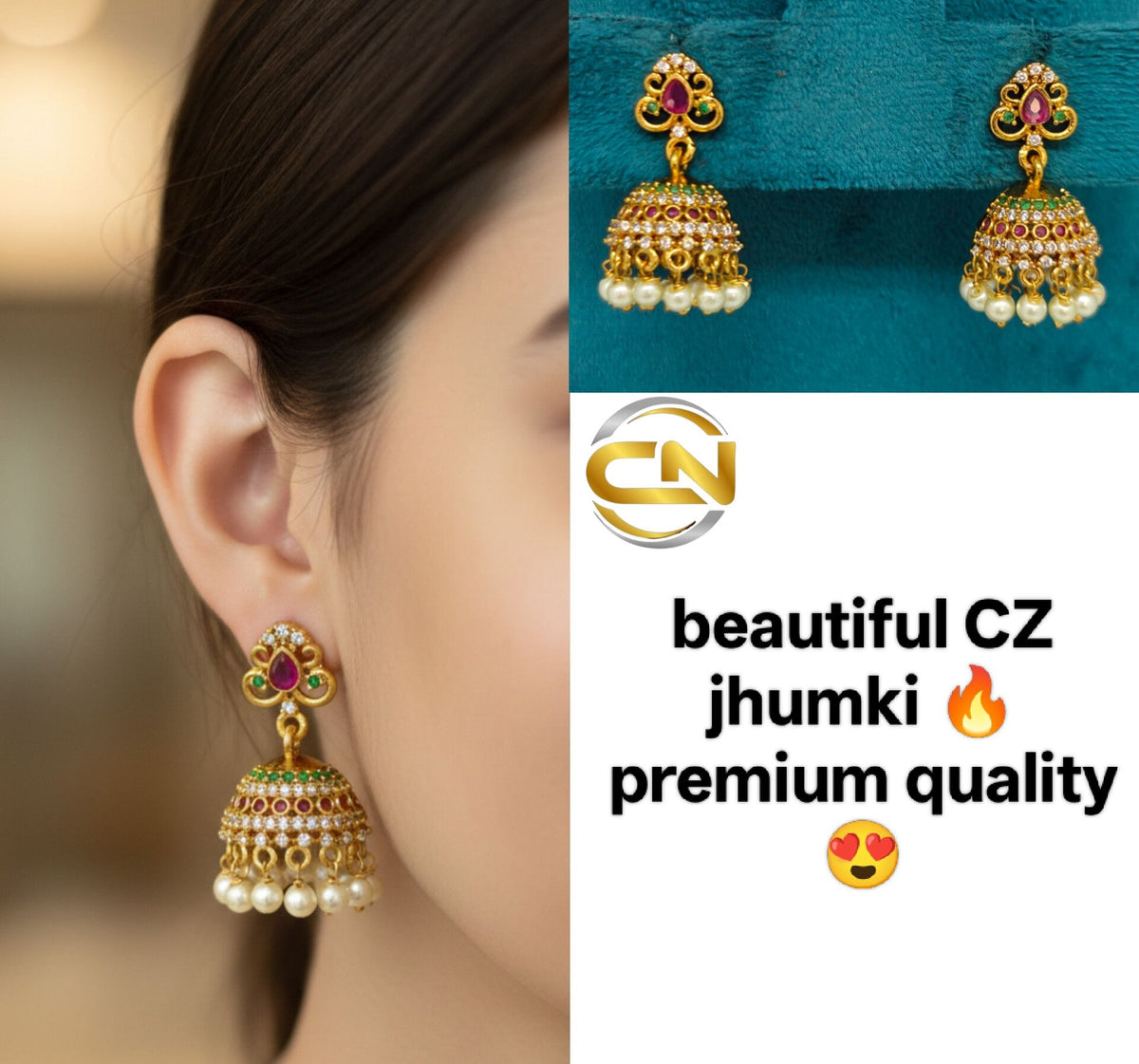 Cz jhumka 🤩