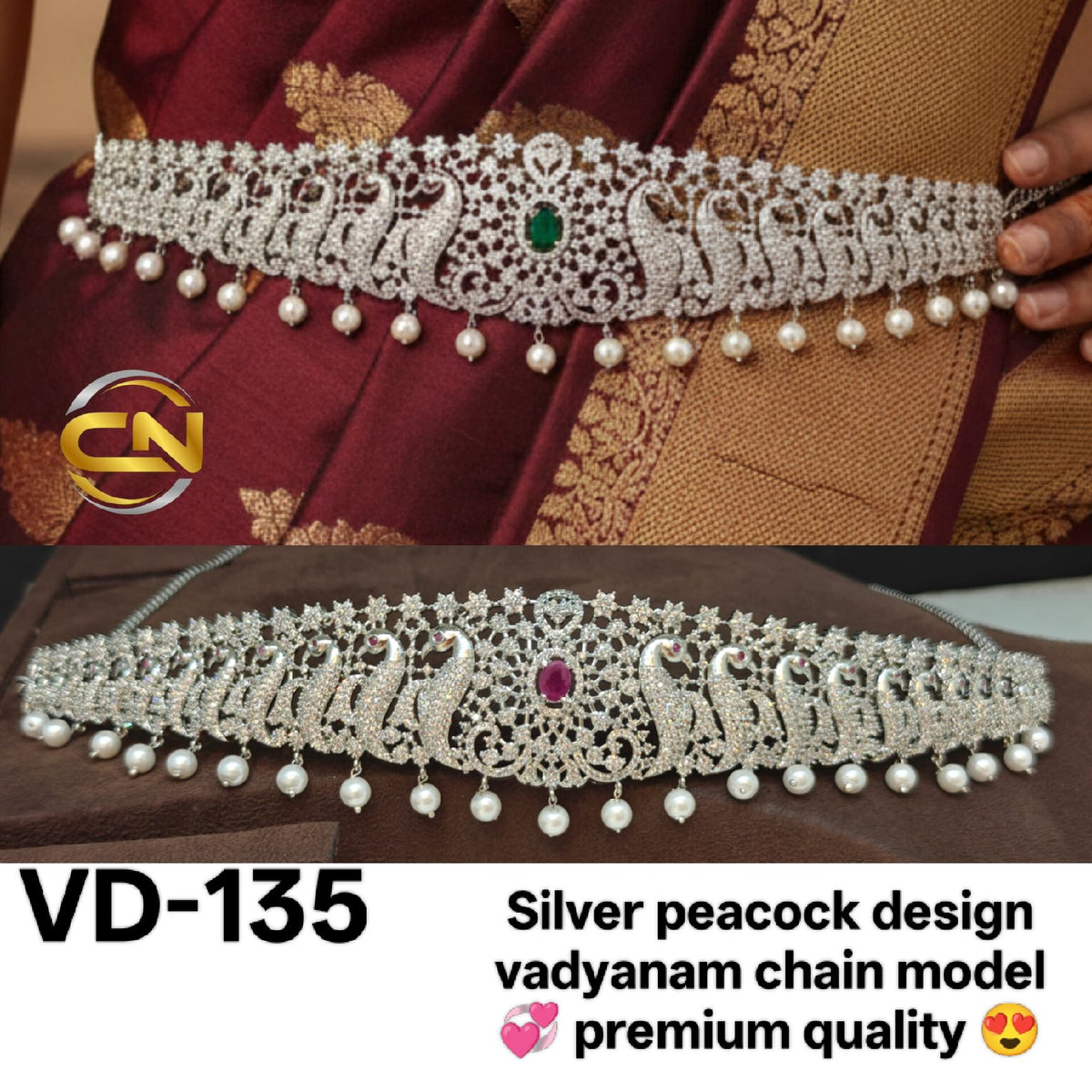 Silver chain vadhayanam 💕