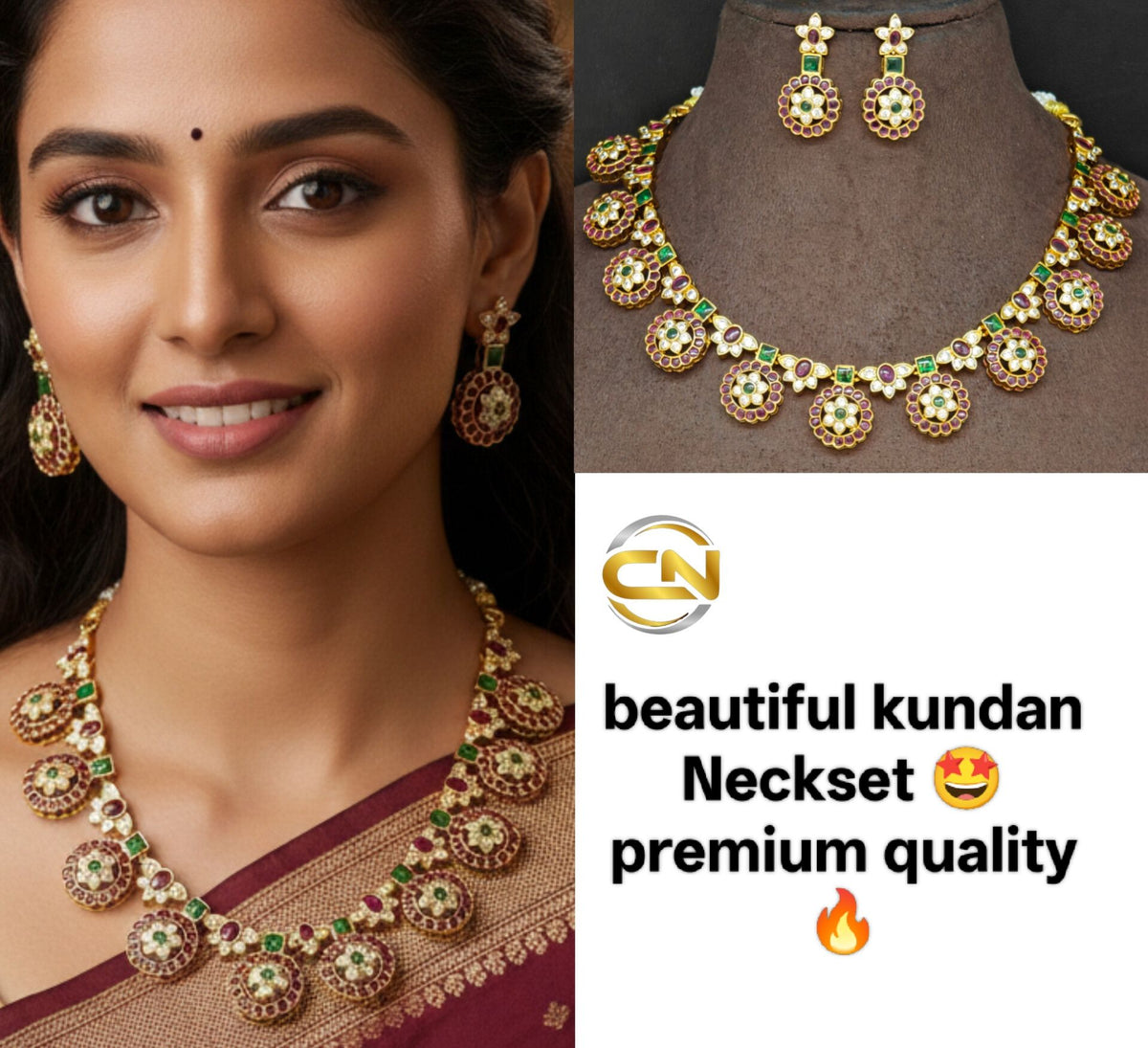 kundan Neckset 🤩