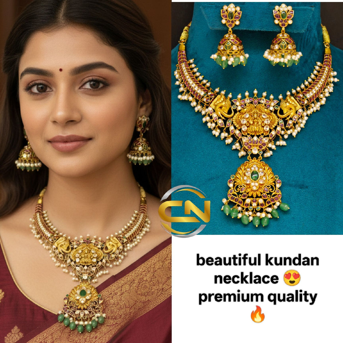 kundan necklace 🤩