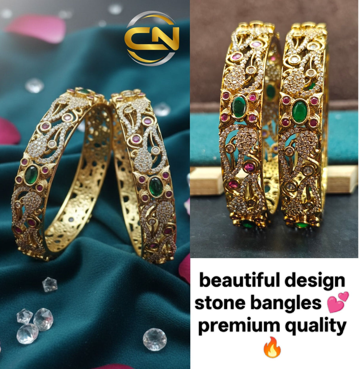 stone bangles 😍