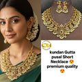 Kundan Gutta pusal Short Necklace 😍