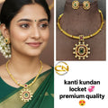 Kanti with kundan locket 💞