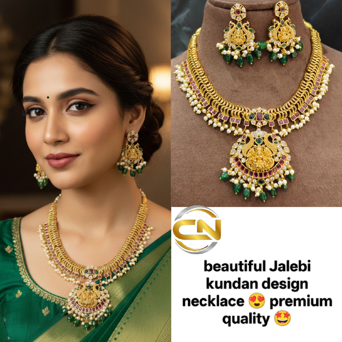 Jalebi kundan Neckset 😍