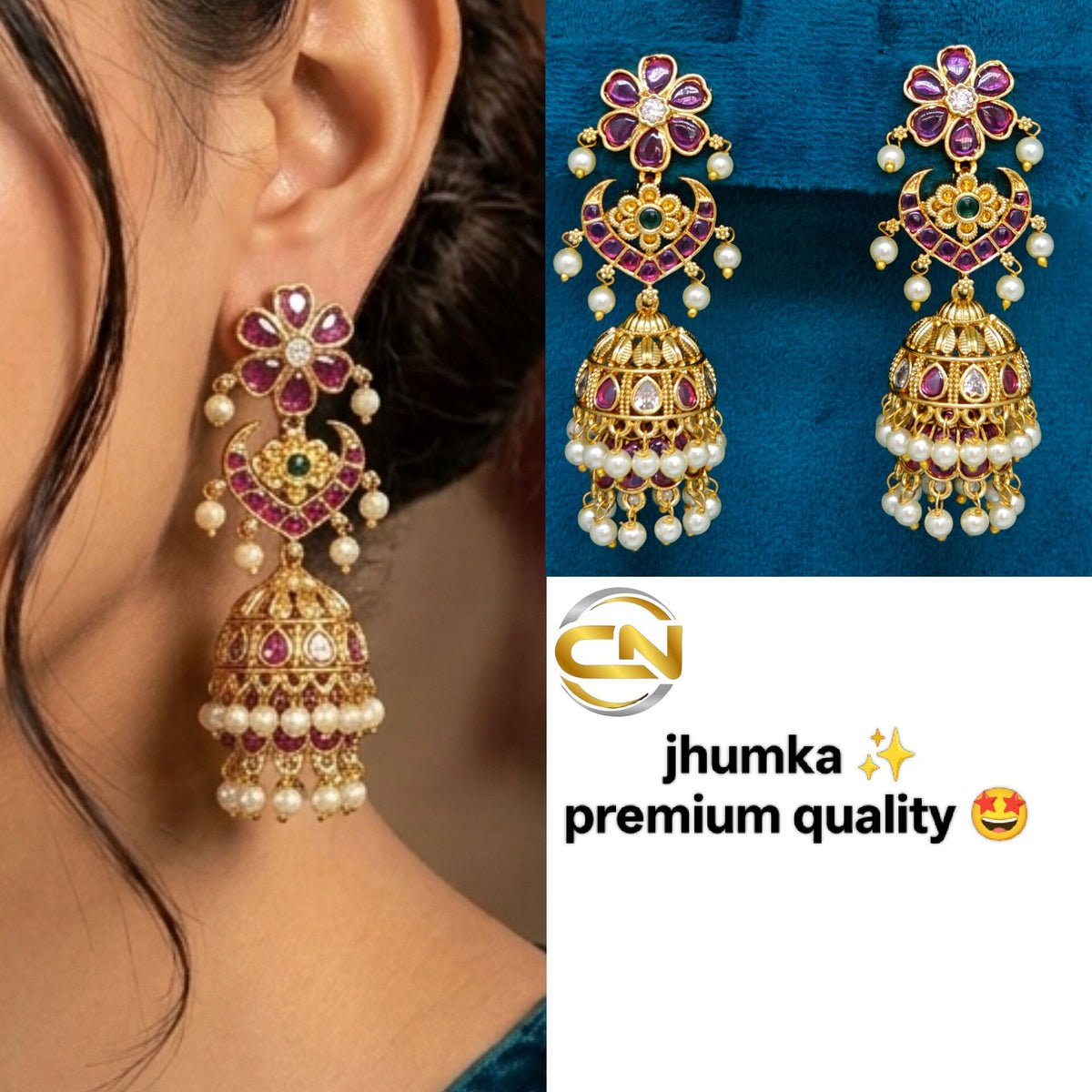 beautiful jhumka ✨