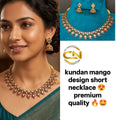 kundan mango design short necklace 💥🔥