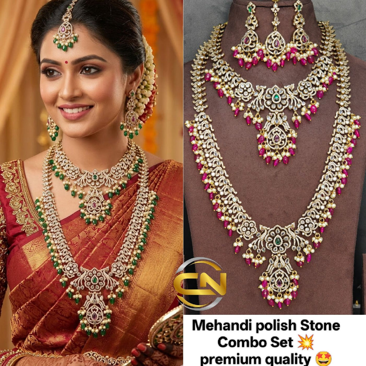 Mehandi polish stone Combo Set 💥