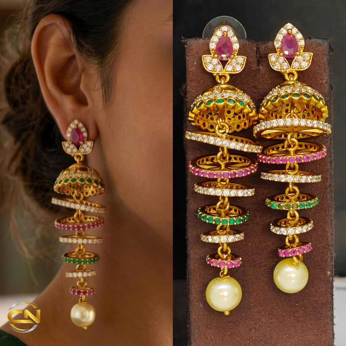 beautiful spring jhumka 💥😍