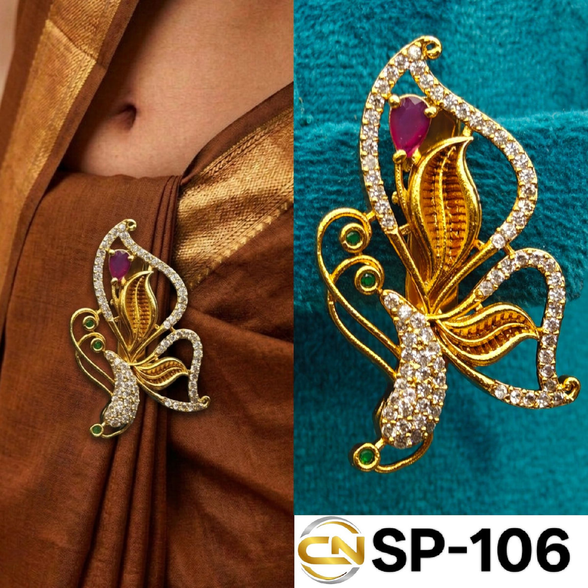 butterfly saree pin🦋