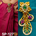flower saree pin 😘