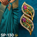 leaf saree pin🌿