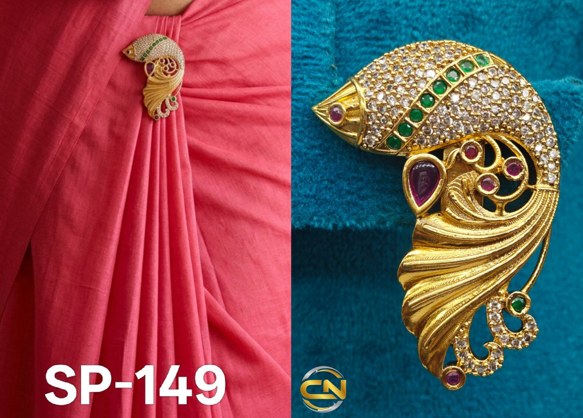 fish saree pin 🐟