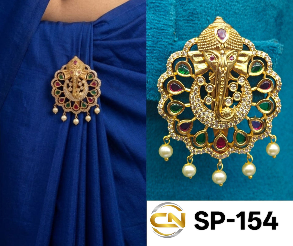 Ganesh ji saree pin 🥰