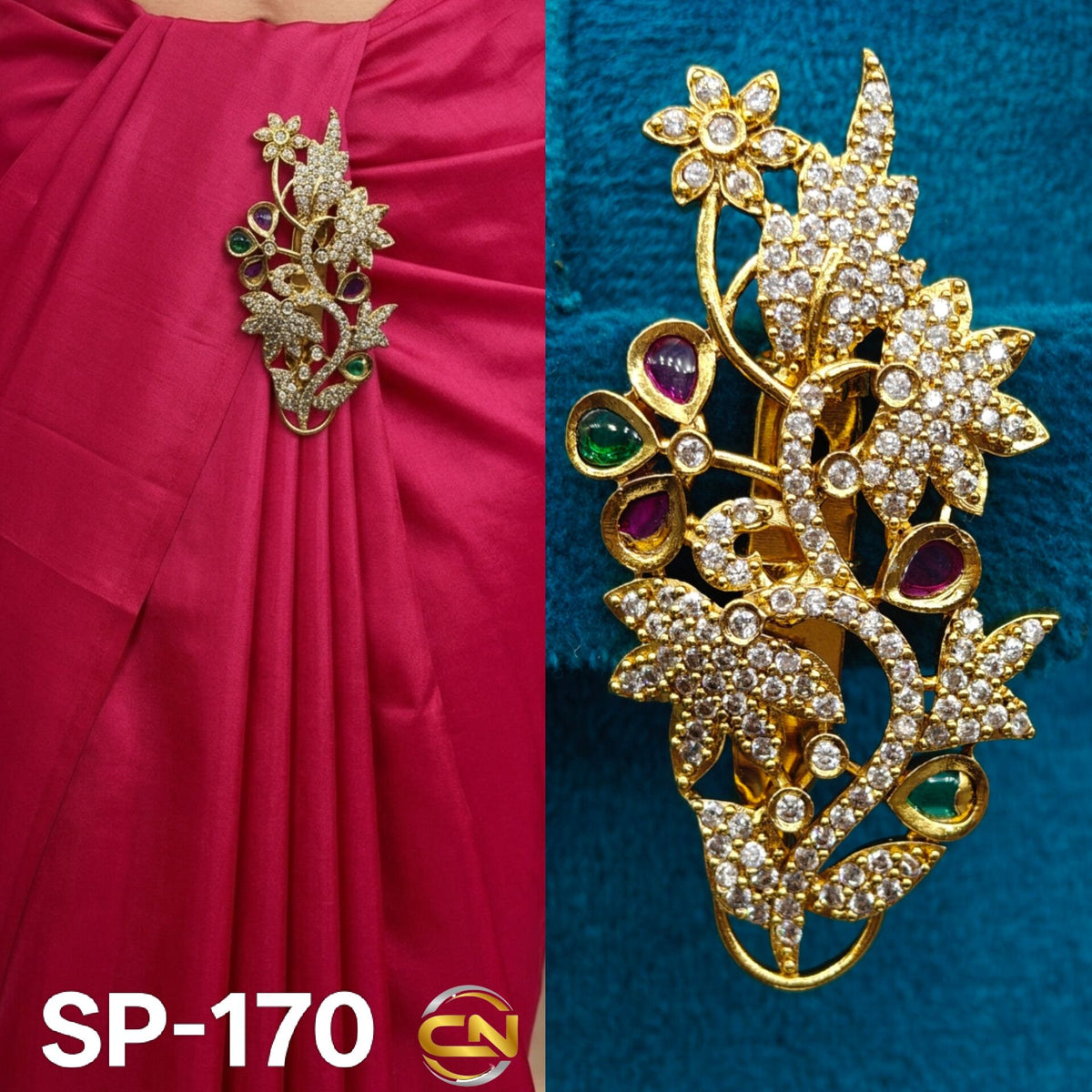 fancy saree pin 😍