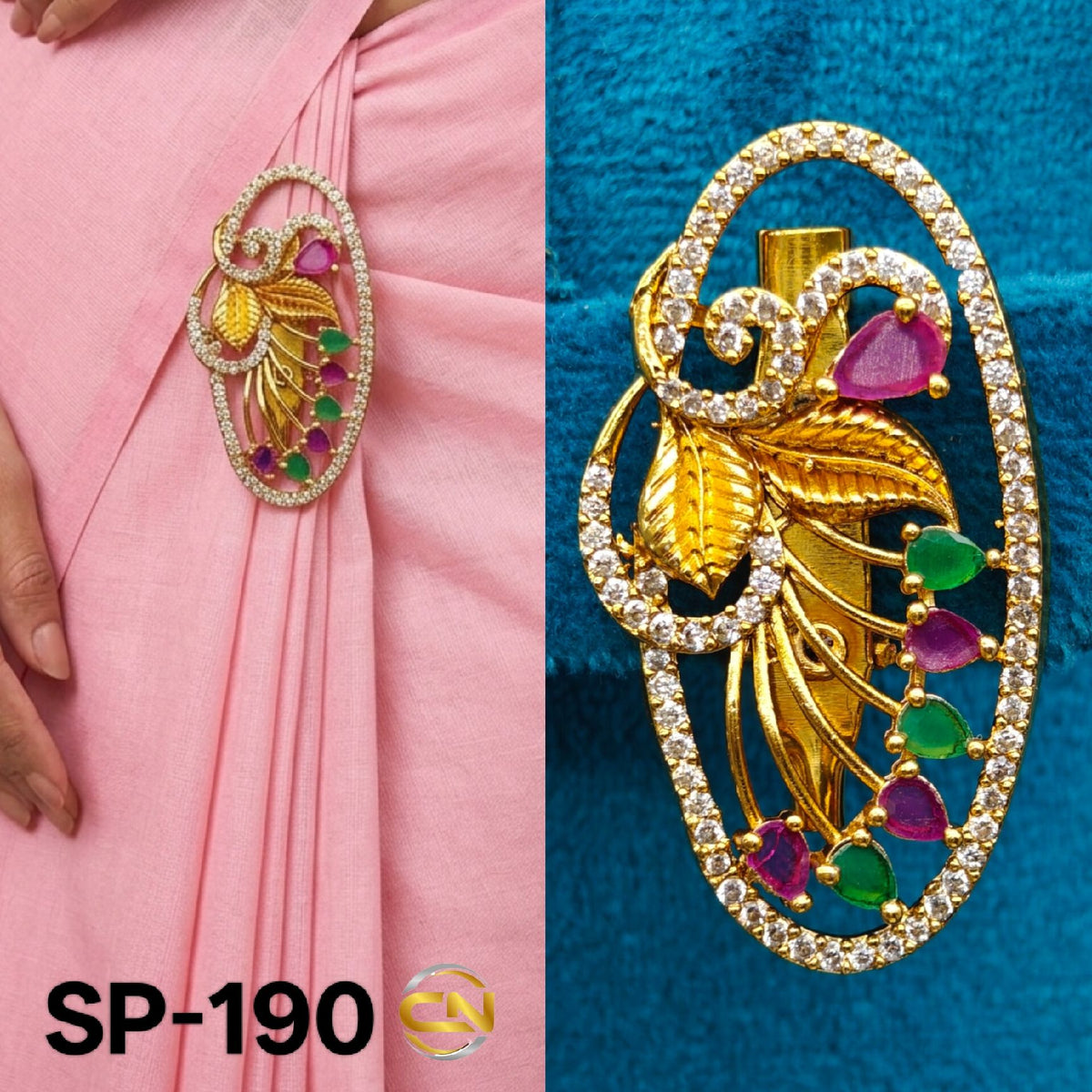 fancy saree pin 🥰