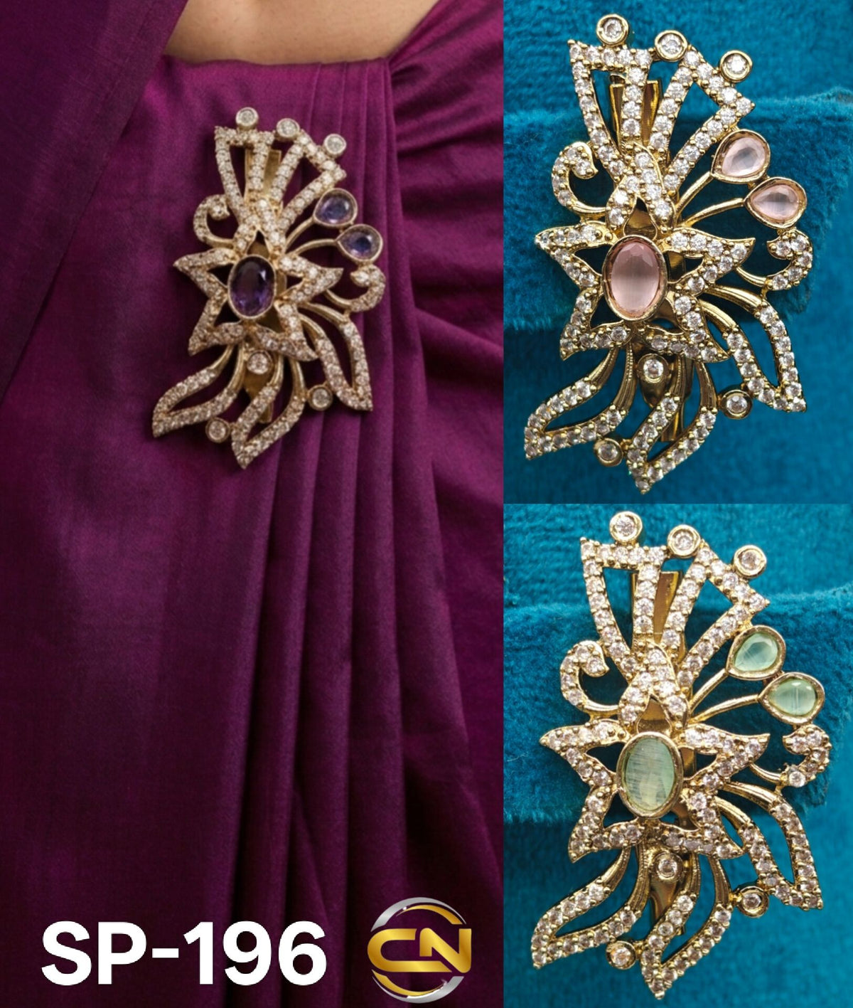 star saree pin 😍