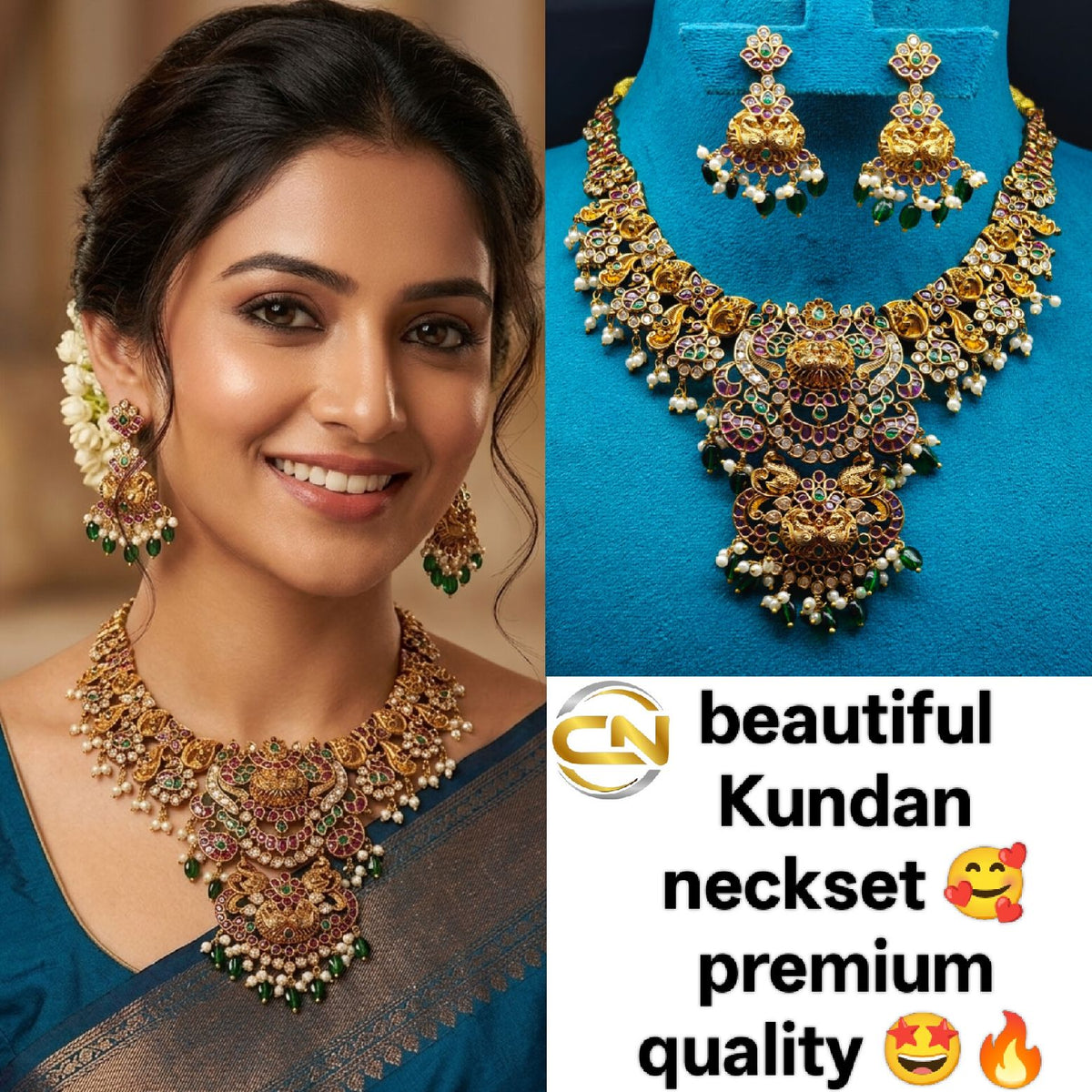 beautiful Kundan neckset 🥰