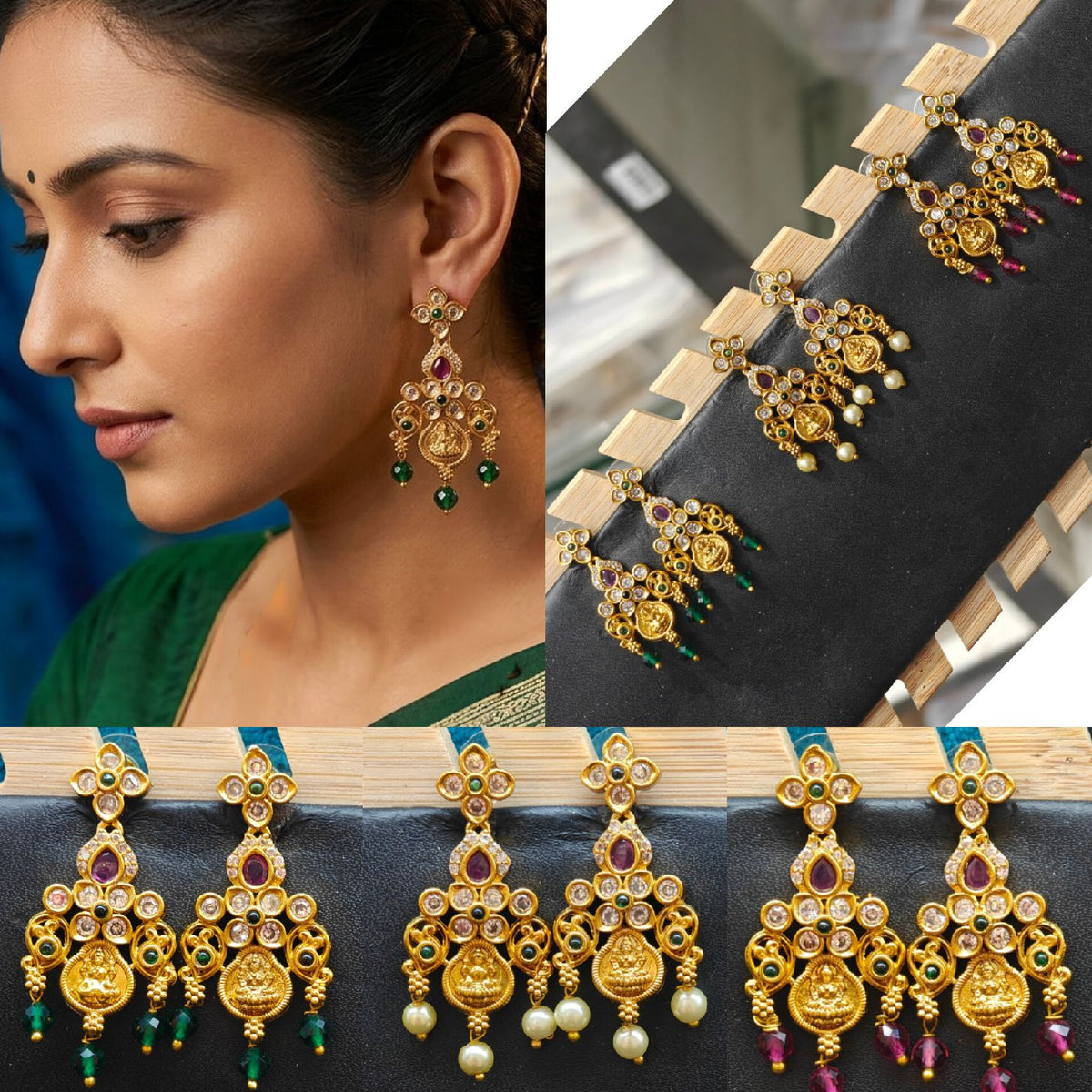 Beautiful Matt Finishing Earrings combo offer only for 315 Book fast 😻