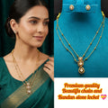 Beautiful chain and Kundan stone locket 💝