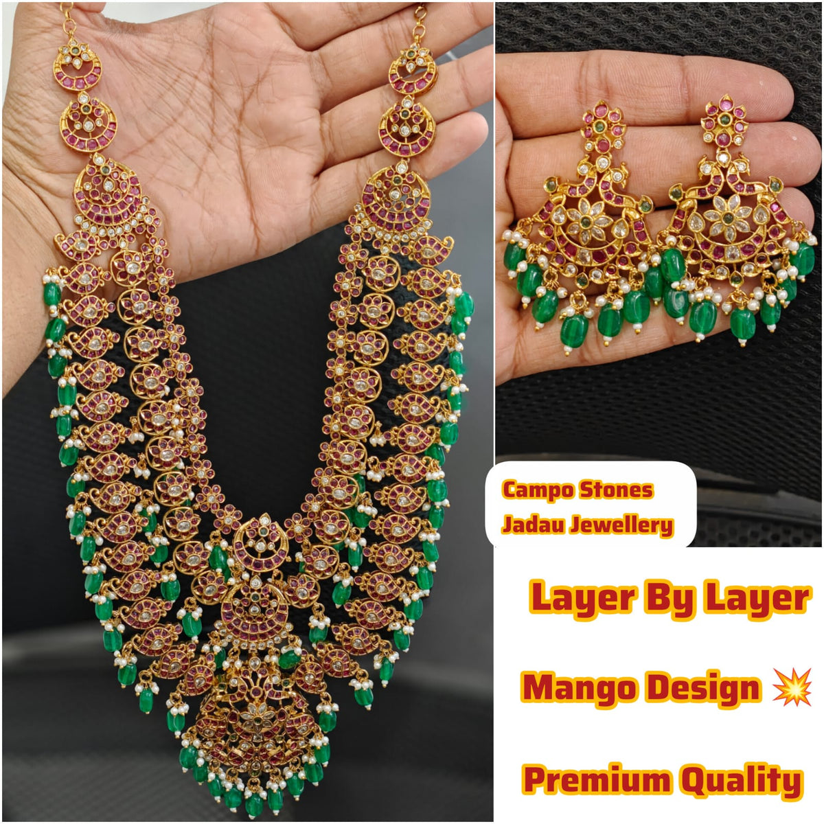 Jadau Jewellery Mango Design
