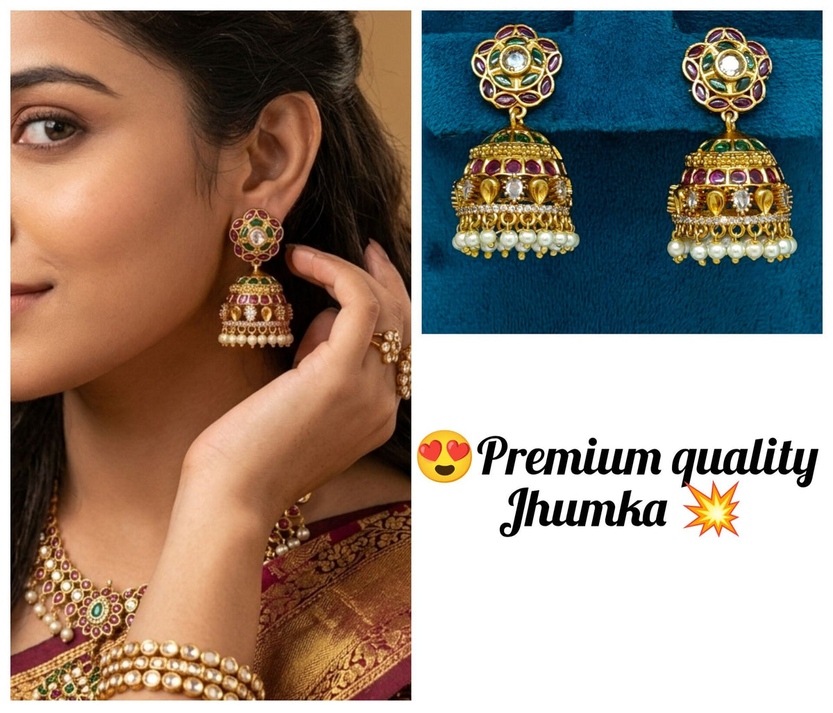 premium quality jhumka