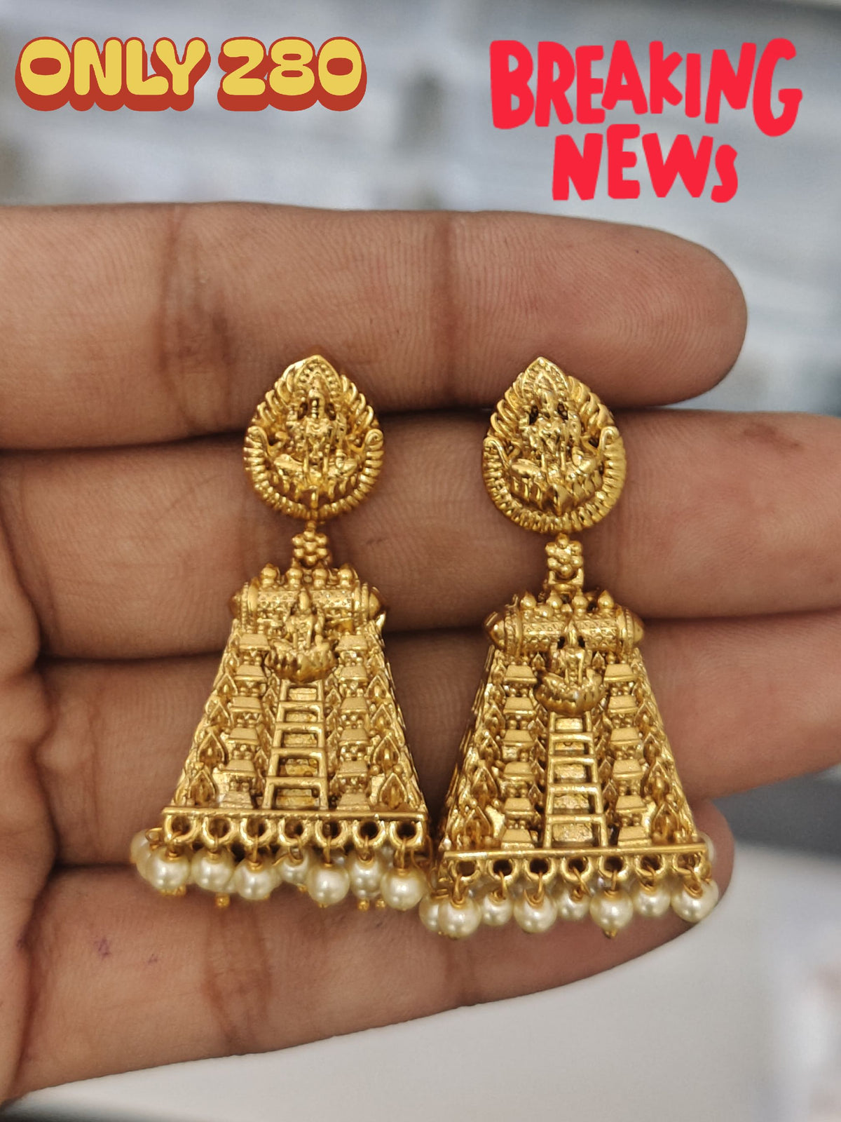 temple earrings