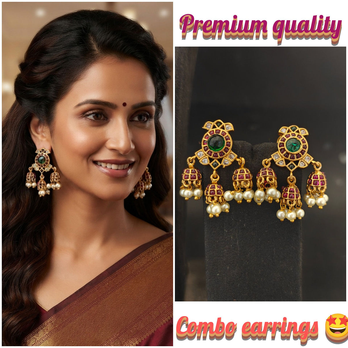 combo earrings 😍
