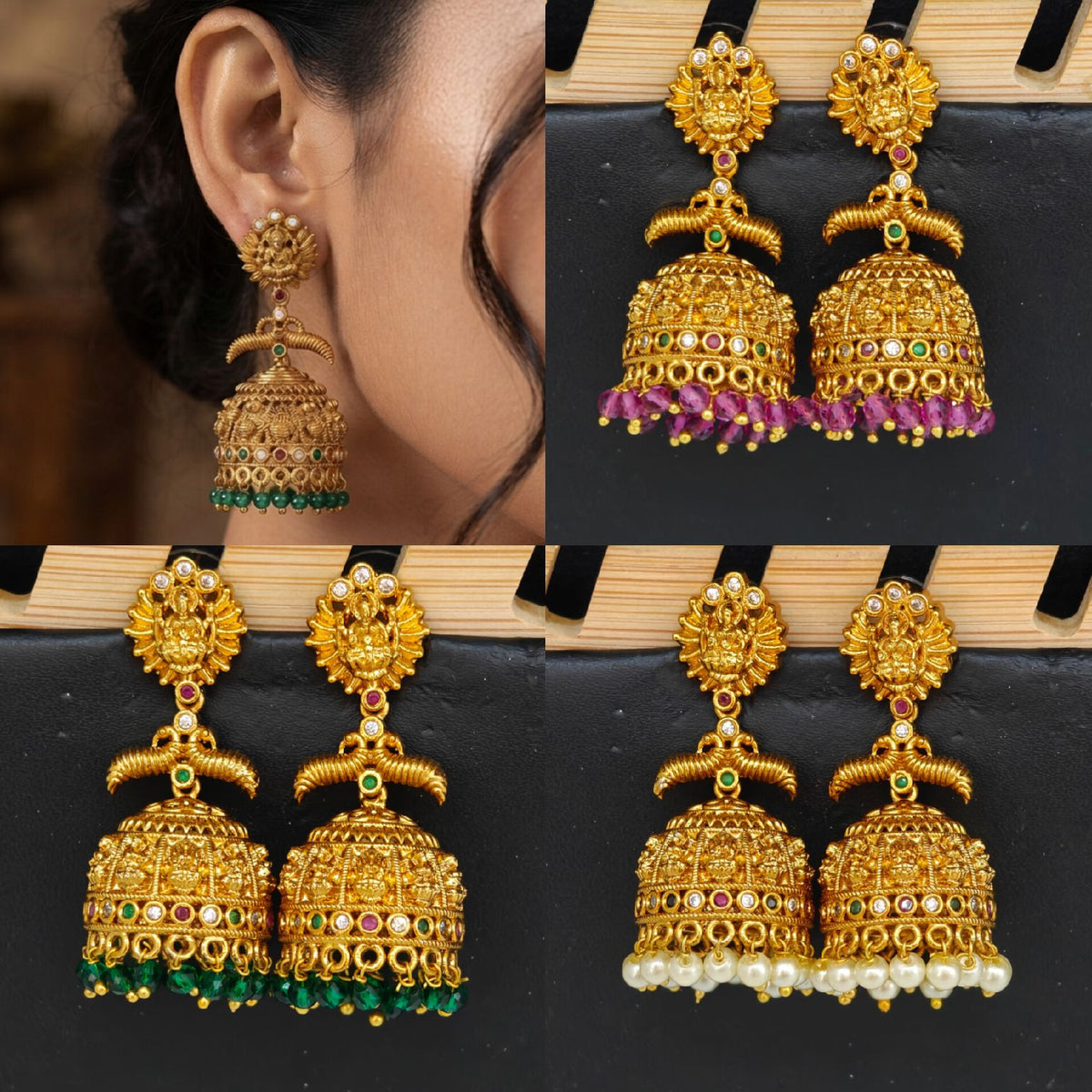 Laxmi devi design jhumka 😍