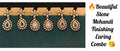 Mehandi finishing earings combo