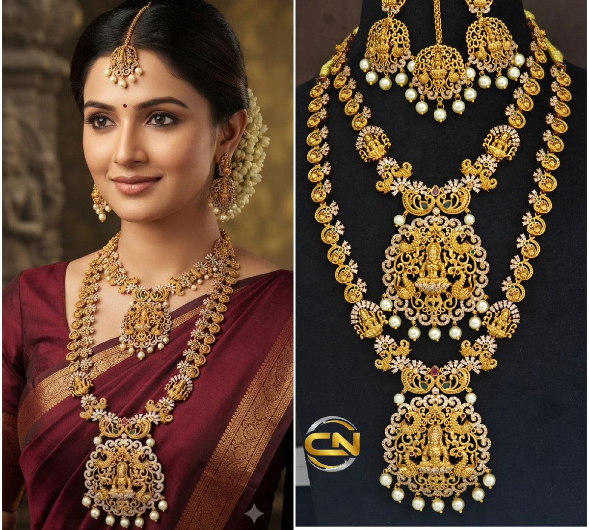 Beautiful laxmi devi design set