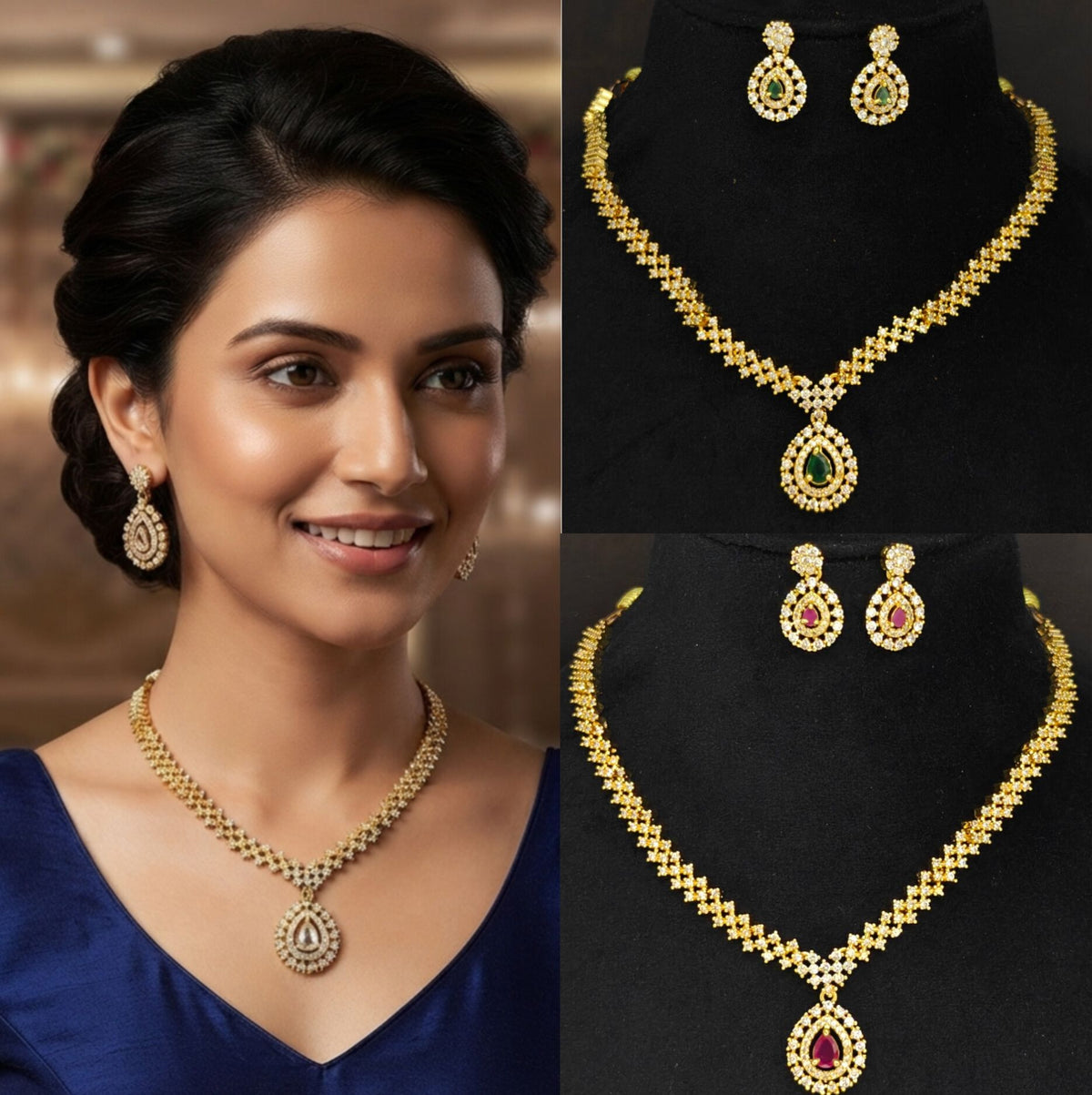 gold finishing necklace