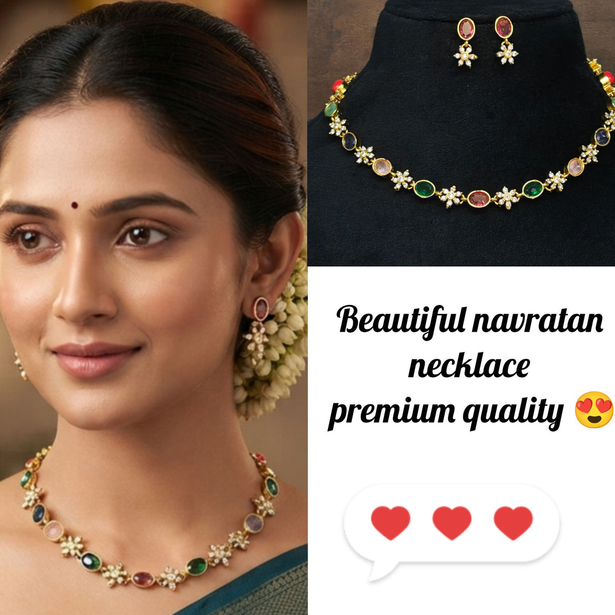 navratan necklace premium quality