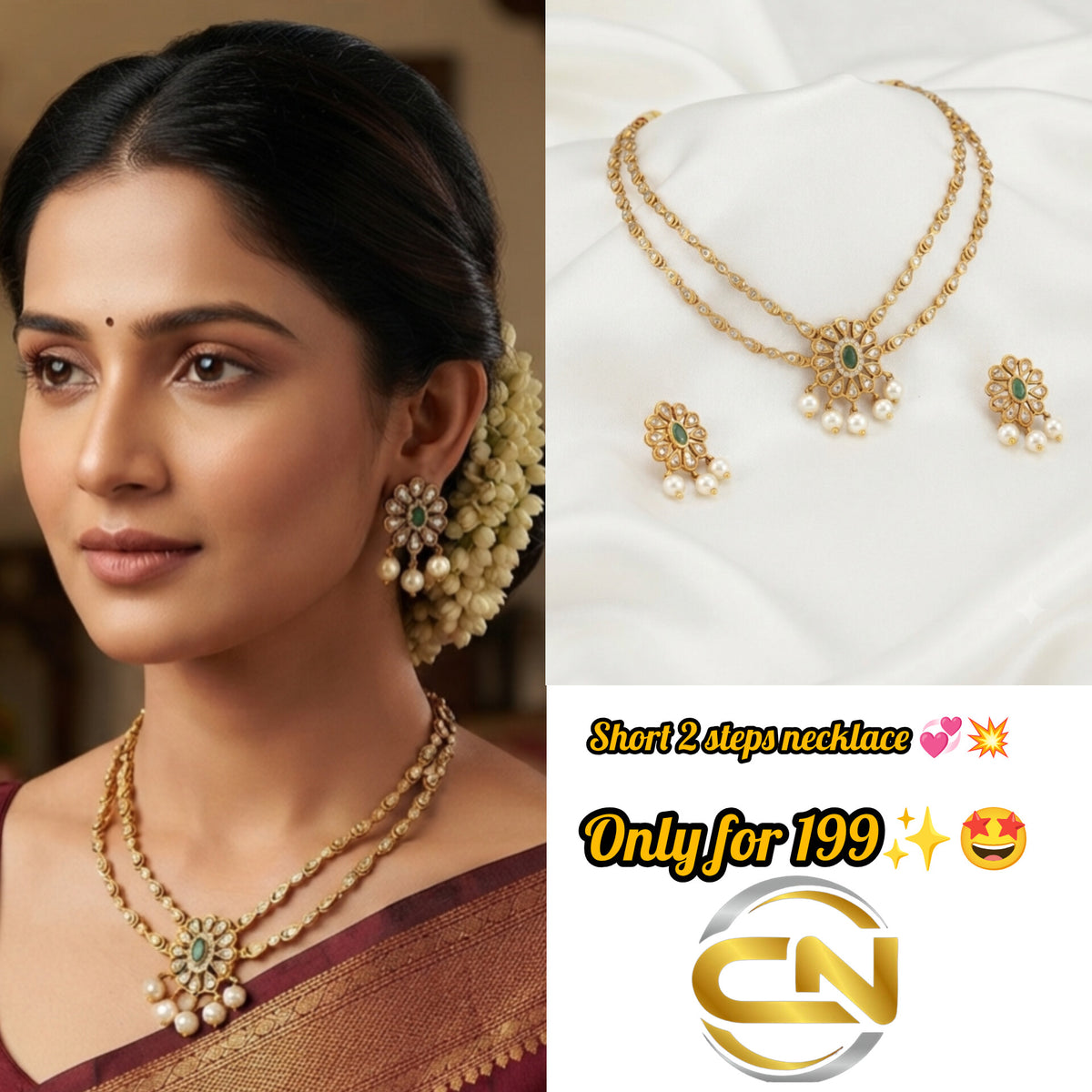 Short necklace jewellery