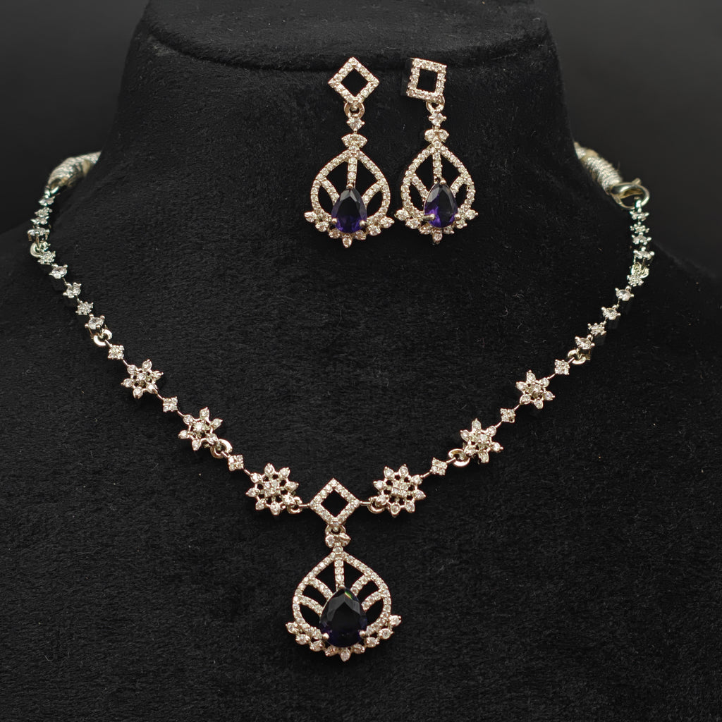 Beautiful silver necklace jewellery