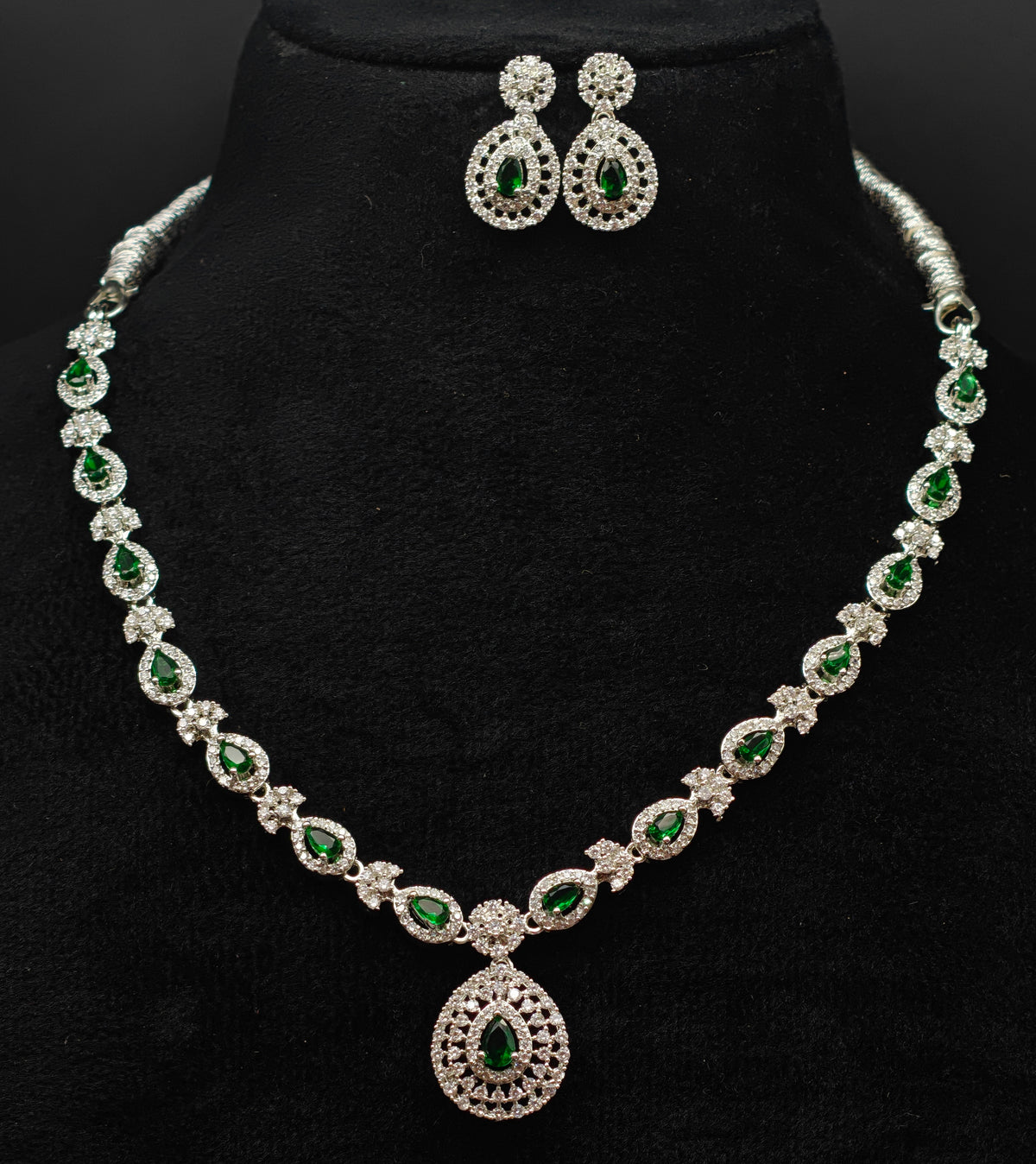 Silver necklace jewellery