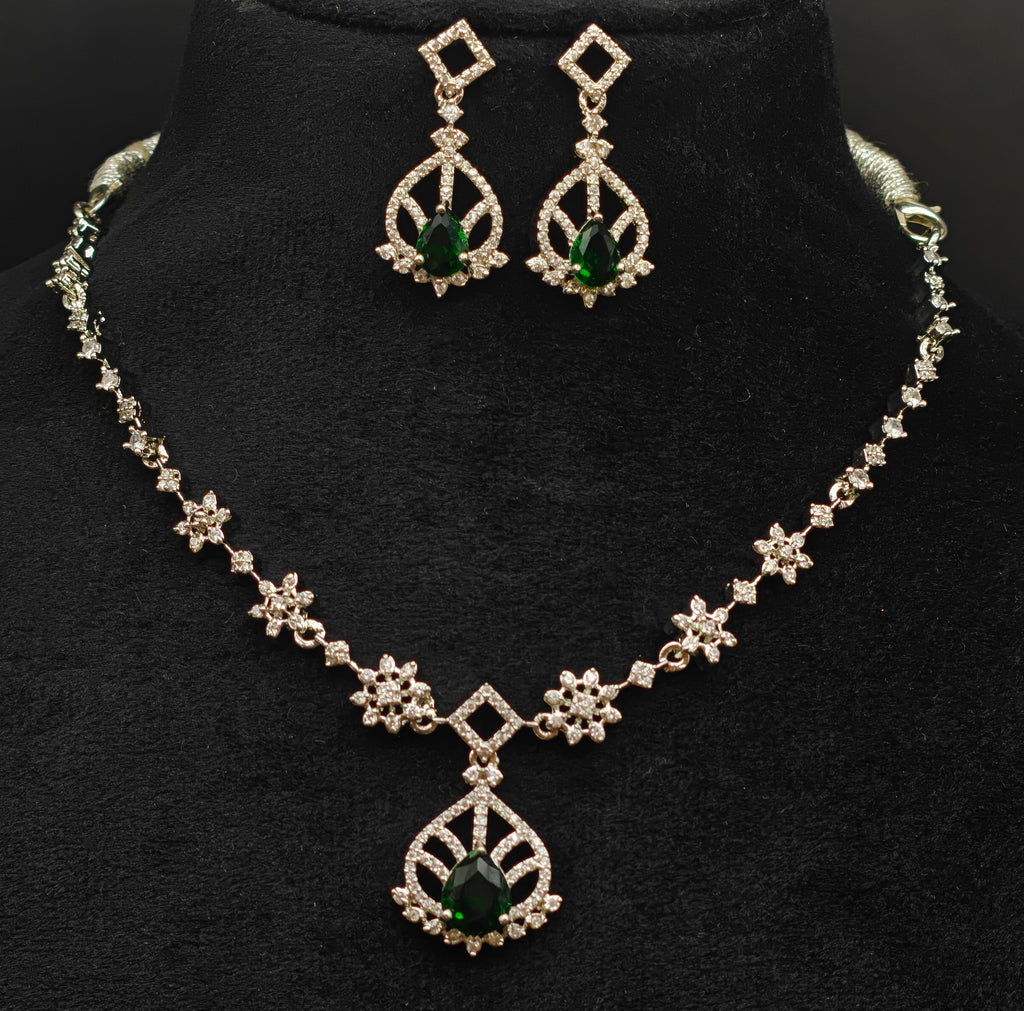 Beautiful silver necklace jewellery