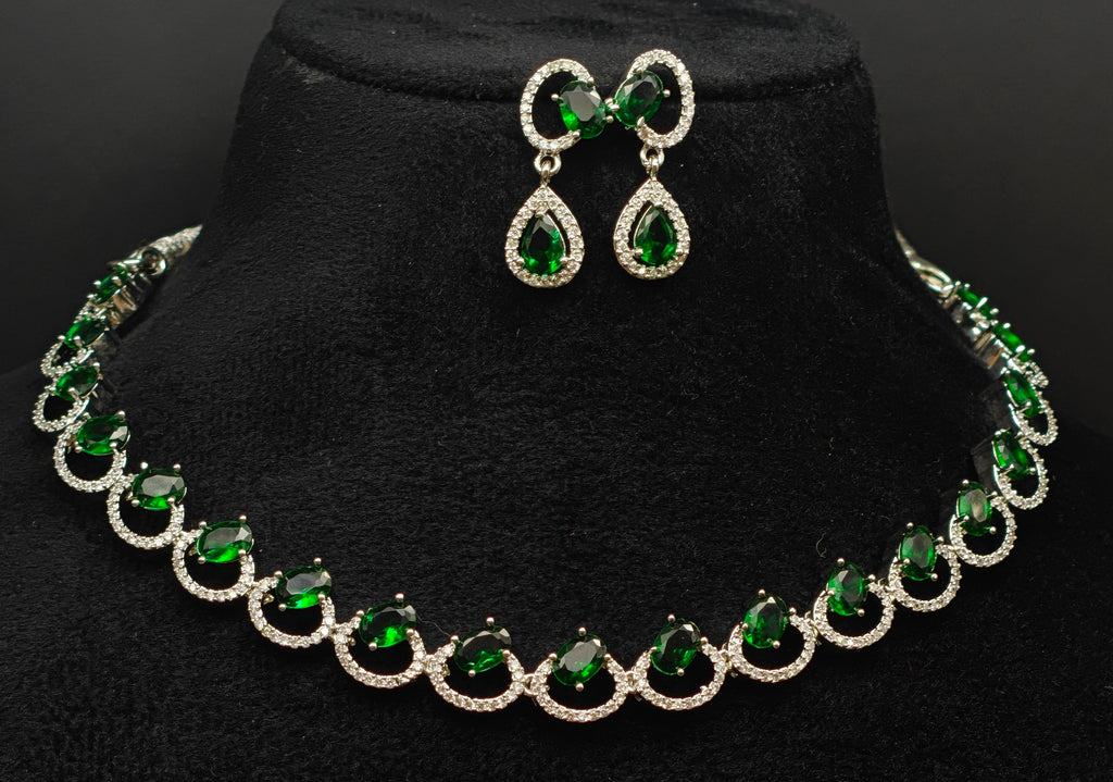 Silver necklace jewellery
