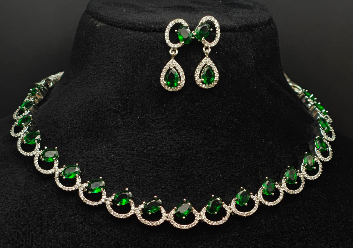 Silver necklace jewellery