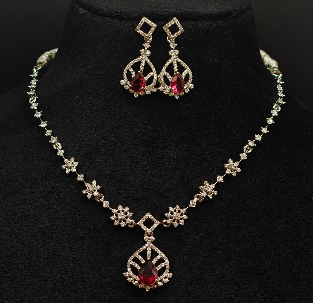 Beautiful silver necklace jewellery