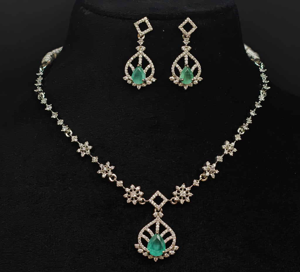 Beautiful silver necklace jewellery
