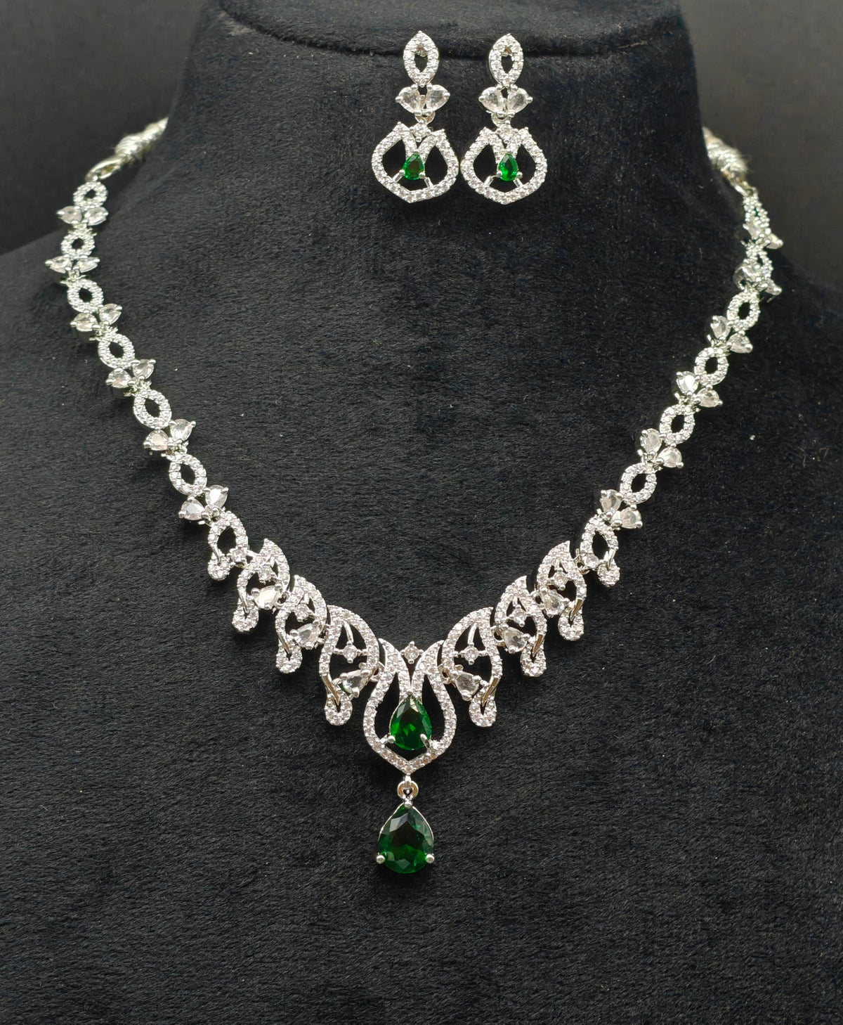 Silver necklace jewellery