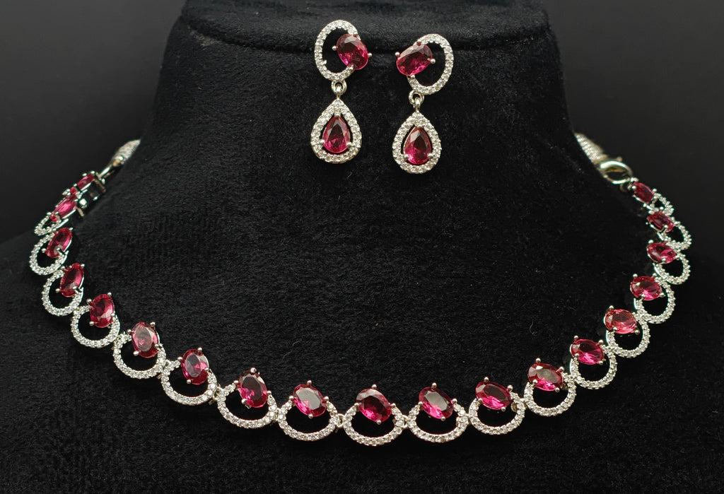 Silver necklace jewellery