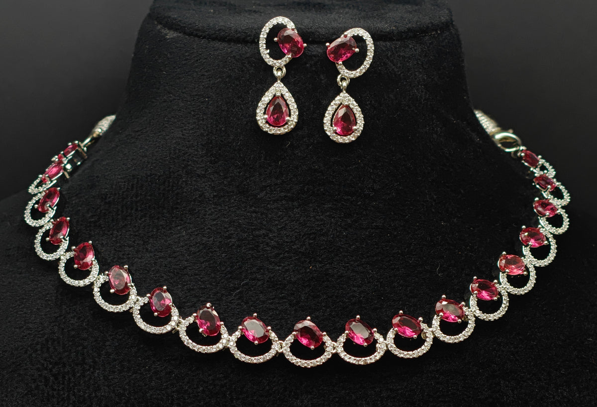 Silver necklace jewellery